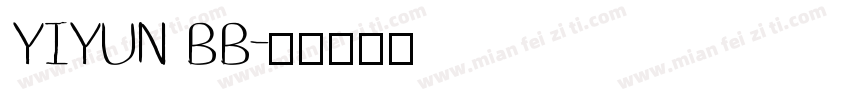 YIYUN BB字体转换